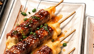 Beef & Cheese Skewers
